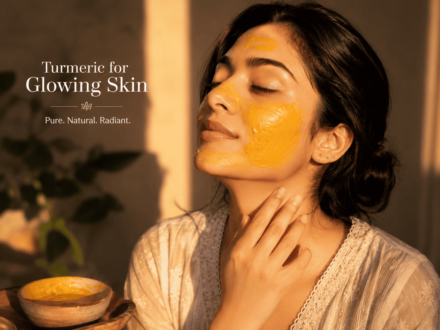 Turmeric Face Pack for Glowing Skin 3