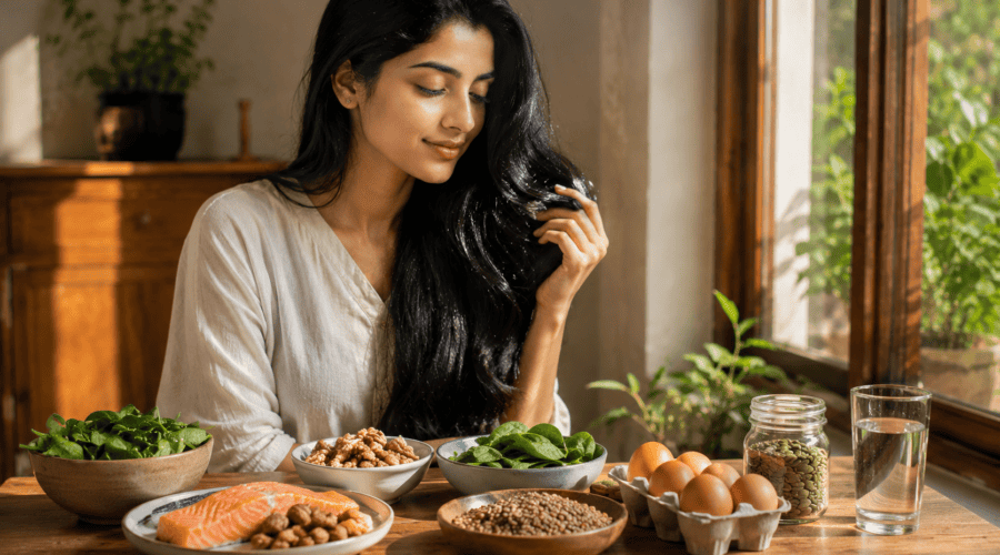 Best Vitamins and Foods for Hair Growth