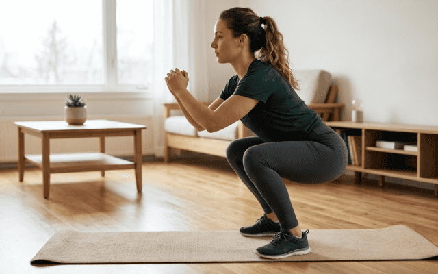 Home Workout for Women: 15-Minute Full-Body Routine (No Equipment)