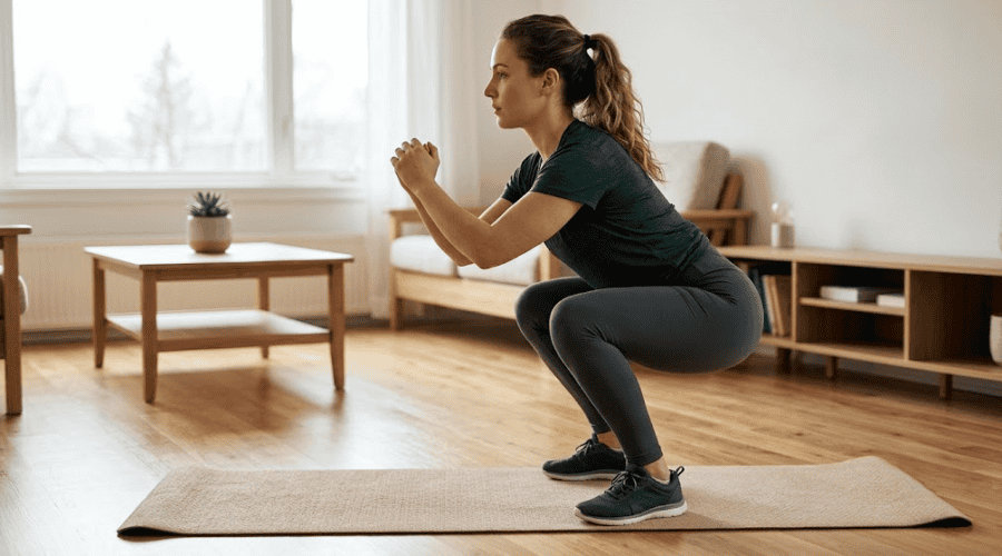 Home Workout for Women: 15-Minute Full-Body Routine (No Equipment)